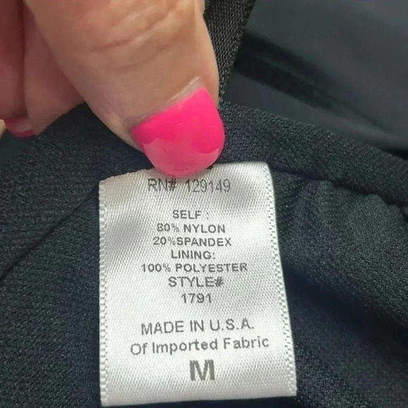 Fashion Nova Hermosa Beach Dreams One Piece Black Swimsuit Monokini Size M NWOT - Picture 5 of 7